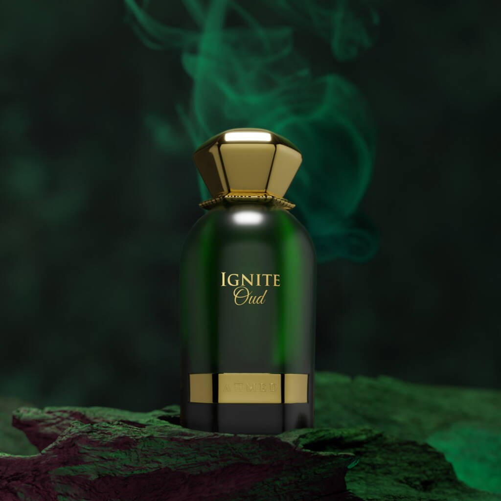 Ignite Oud Ahmed Al Maghribi Eau de Parfum 60 ml – Disponible chez Bima Perfume
